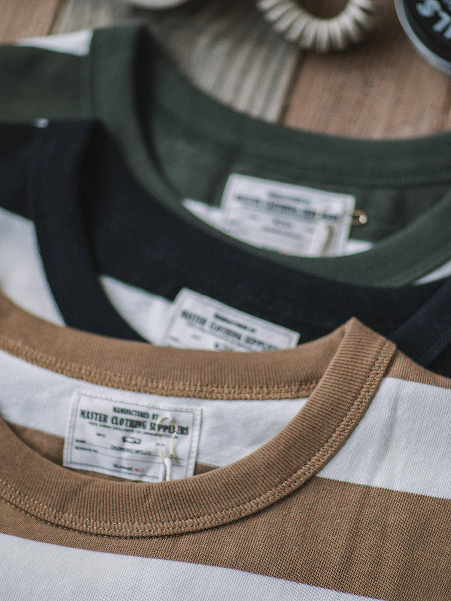 1950s Motorcyclist Stripe Tee