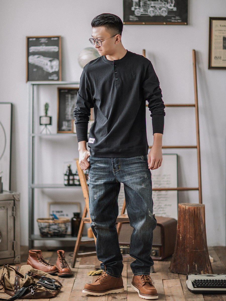 Henley Long Sleeve Shirt