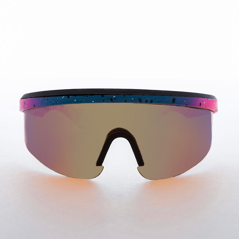 Kids 80s Wrap Around Sunglasses - Colt