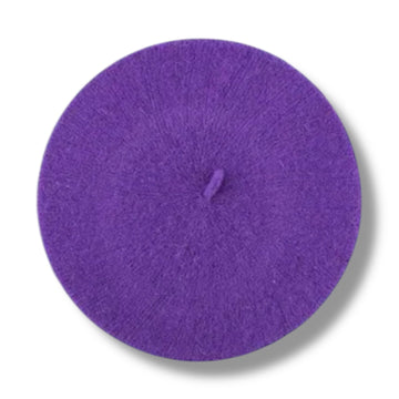 The Looker Classic French Beret - Purple