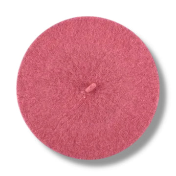 The Looker Classic French Beret - Dusty Pink