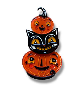 Jolly Jack Pumpkin Stack Brooch by Johanna Parker x Lipstick & Chrome