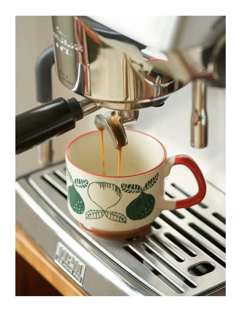 Vintage Meadow Handgrip Mug & Saucer Set (300ml)