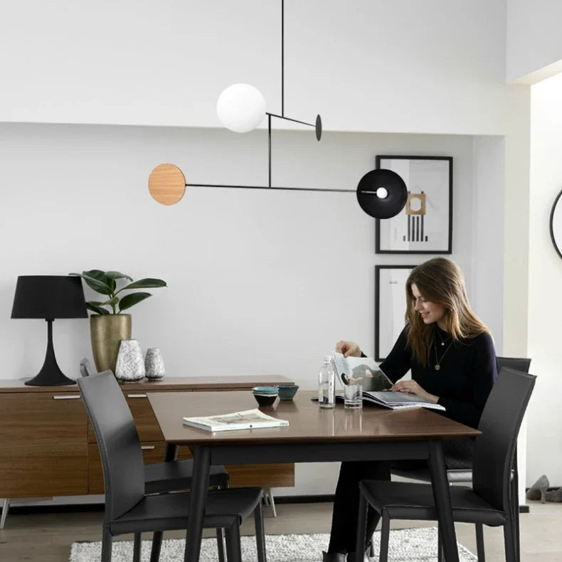 Danish Retro Minimalist Modern LED Restaurant Pendant Light