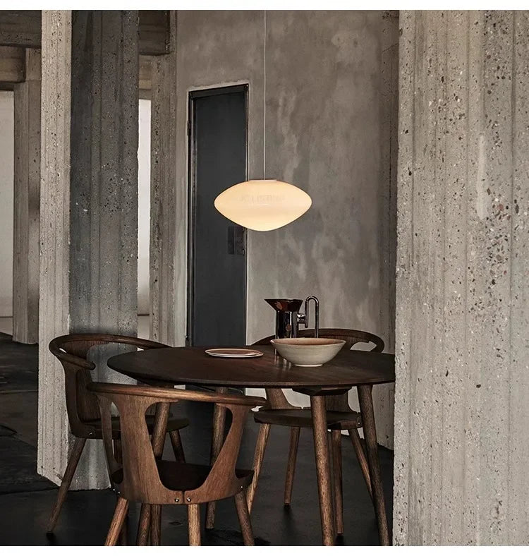 Classic Nordic Glass Suspension Kitchen Island Hanging Lamp