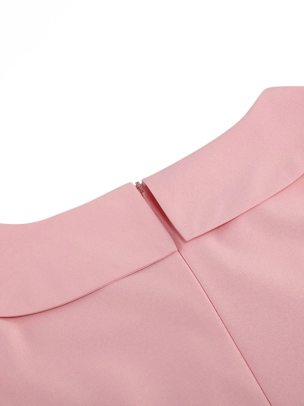 Button Front Fit and Flare Midi Dress