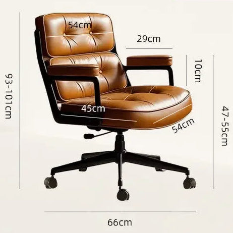 Mid-Century Modern Executive Swivel Chair