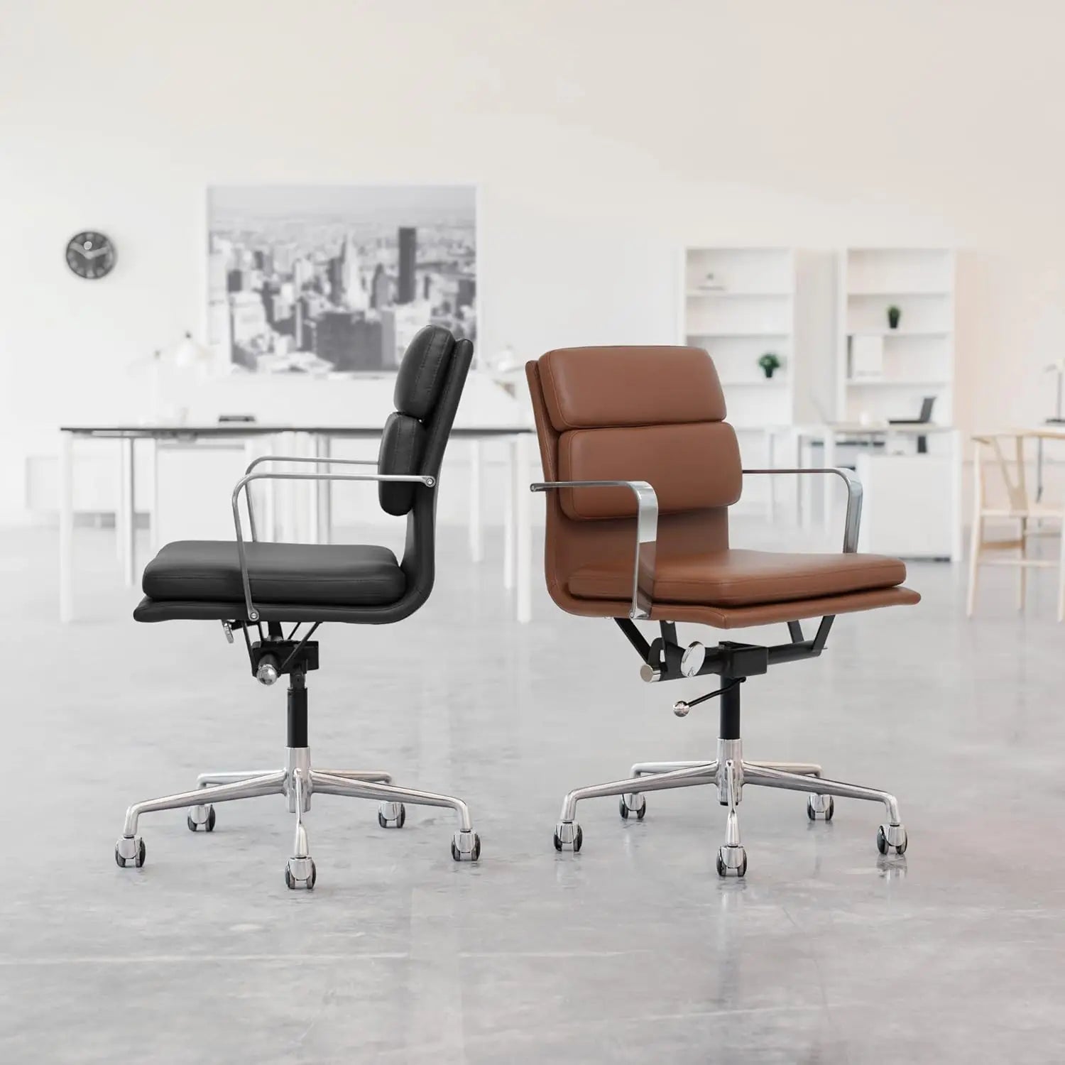 Mid-Century Style Mid-Back Desk Chair