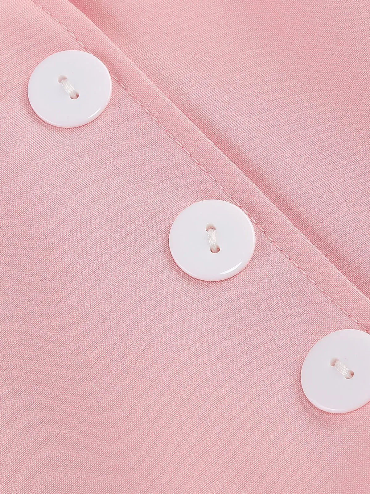 Button Front Fit and Flare Midi Dress