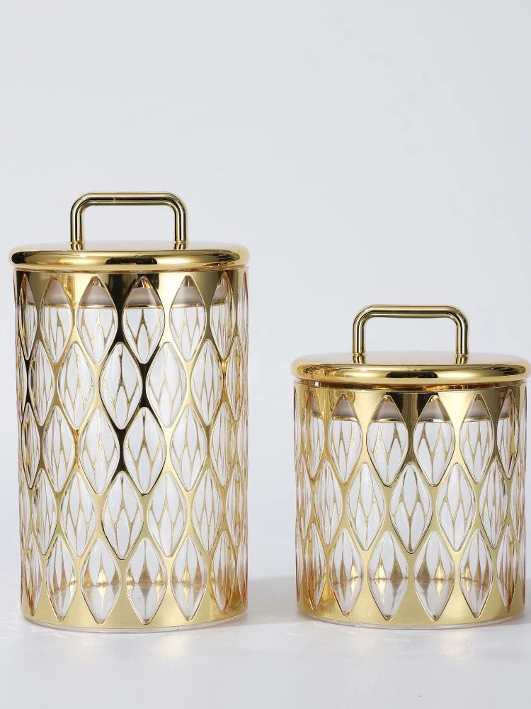 Classic Elegance Gold-Plated Sealed Kitchen Bottle