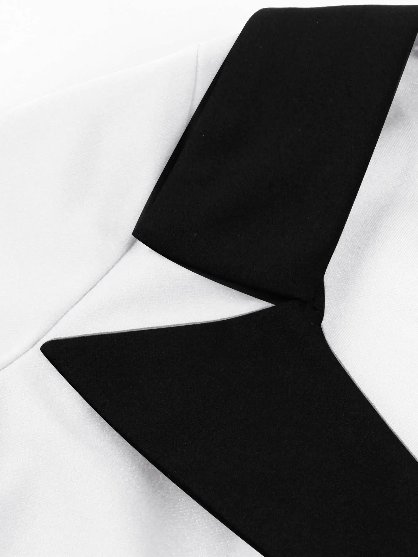 Contrast Collar Fit & Flare Dress