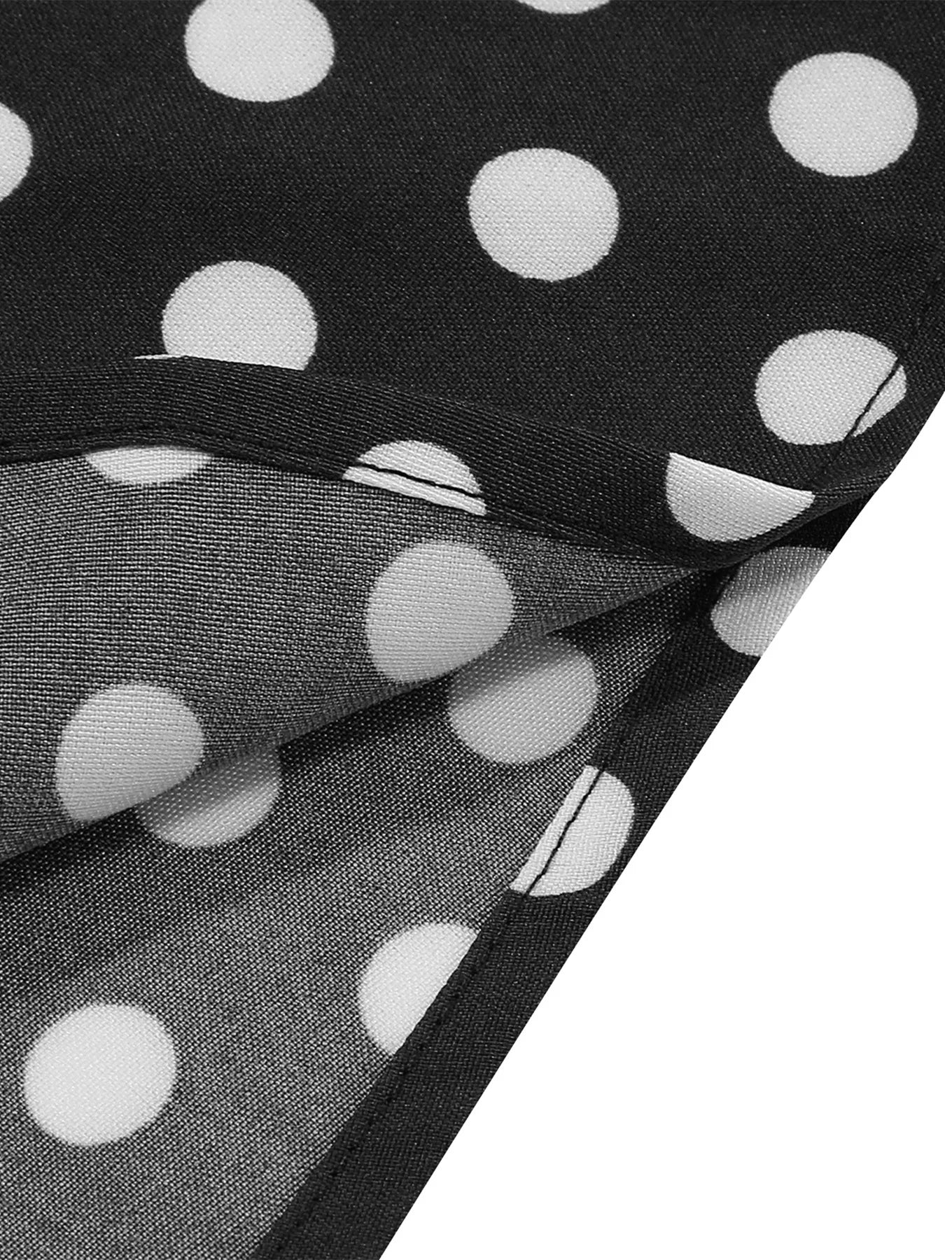 Halter Neck Polka Dot Midi Dress with Bow and Belt