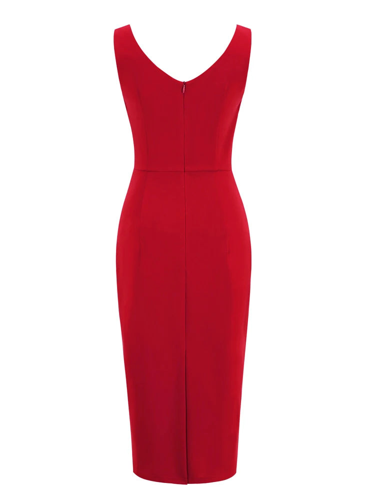 Sleeveless Sweetheart Neck Sheath Dress