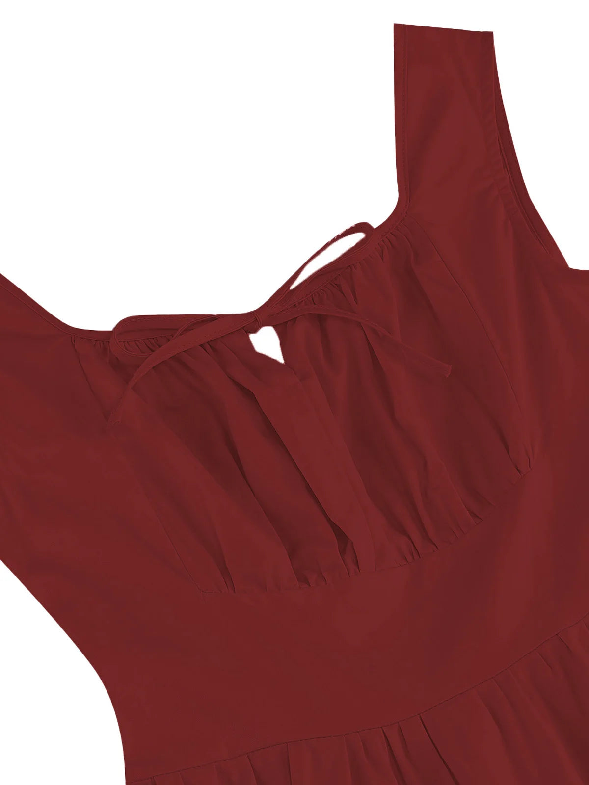 Sleeveless Bow Detail Fit & Flare Dress