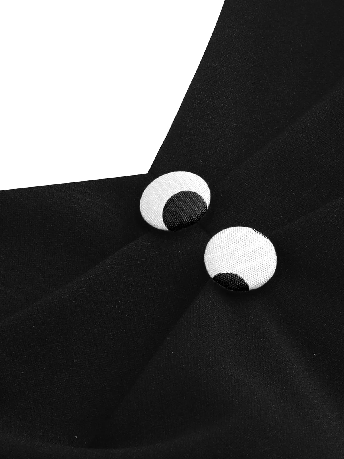 Contrast Bodice Polka Dot Halter Dress