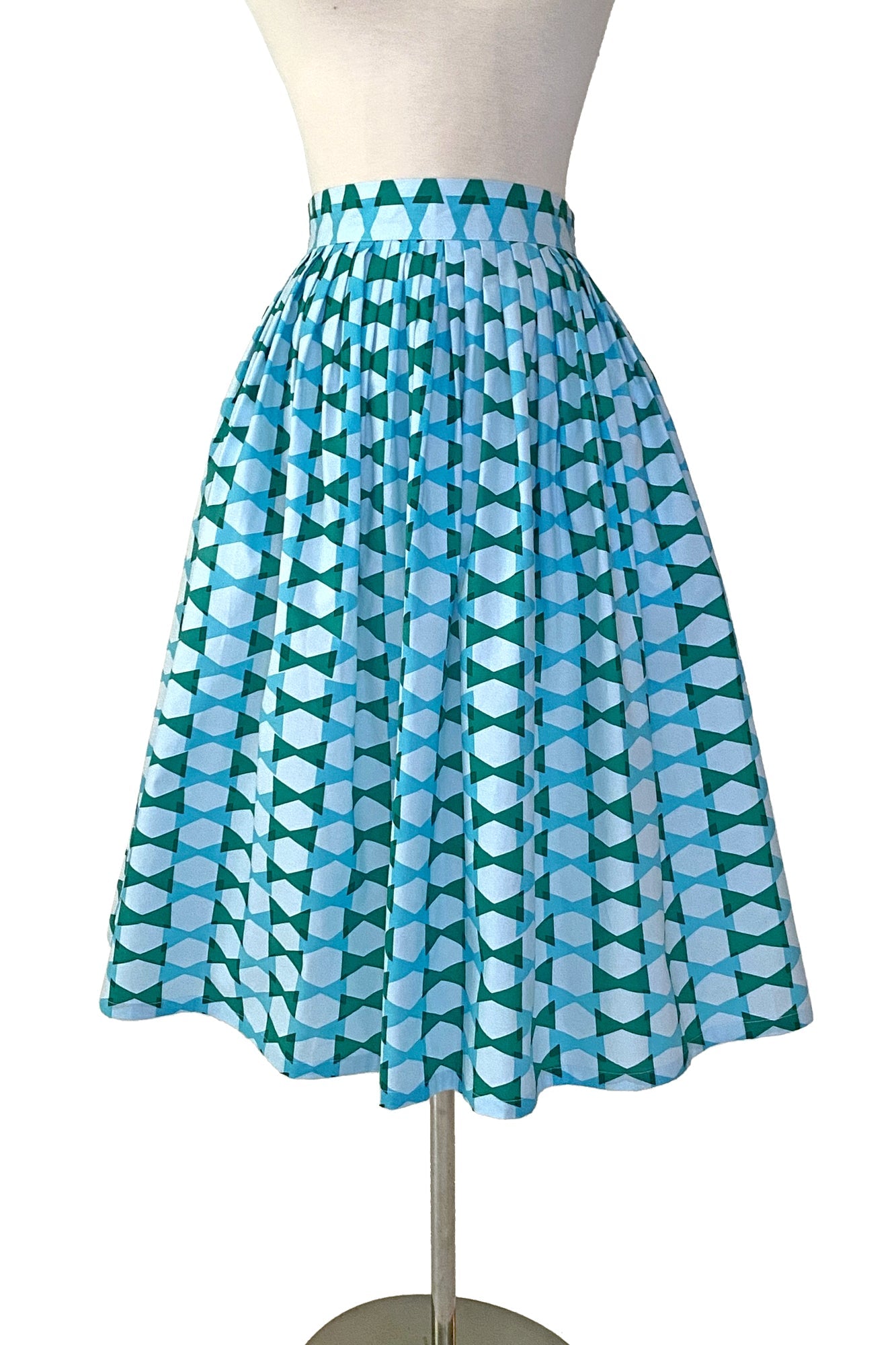 Gloria Pleated Retro Circle Skirt