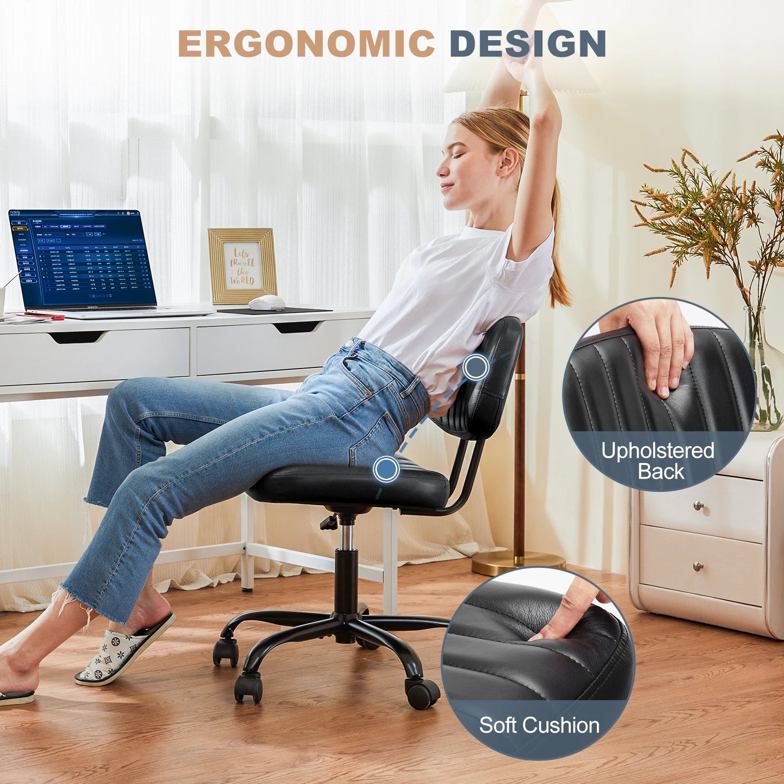 Simple Stylish Office Desk Chair