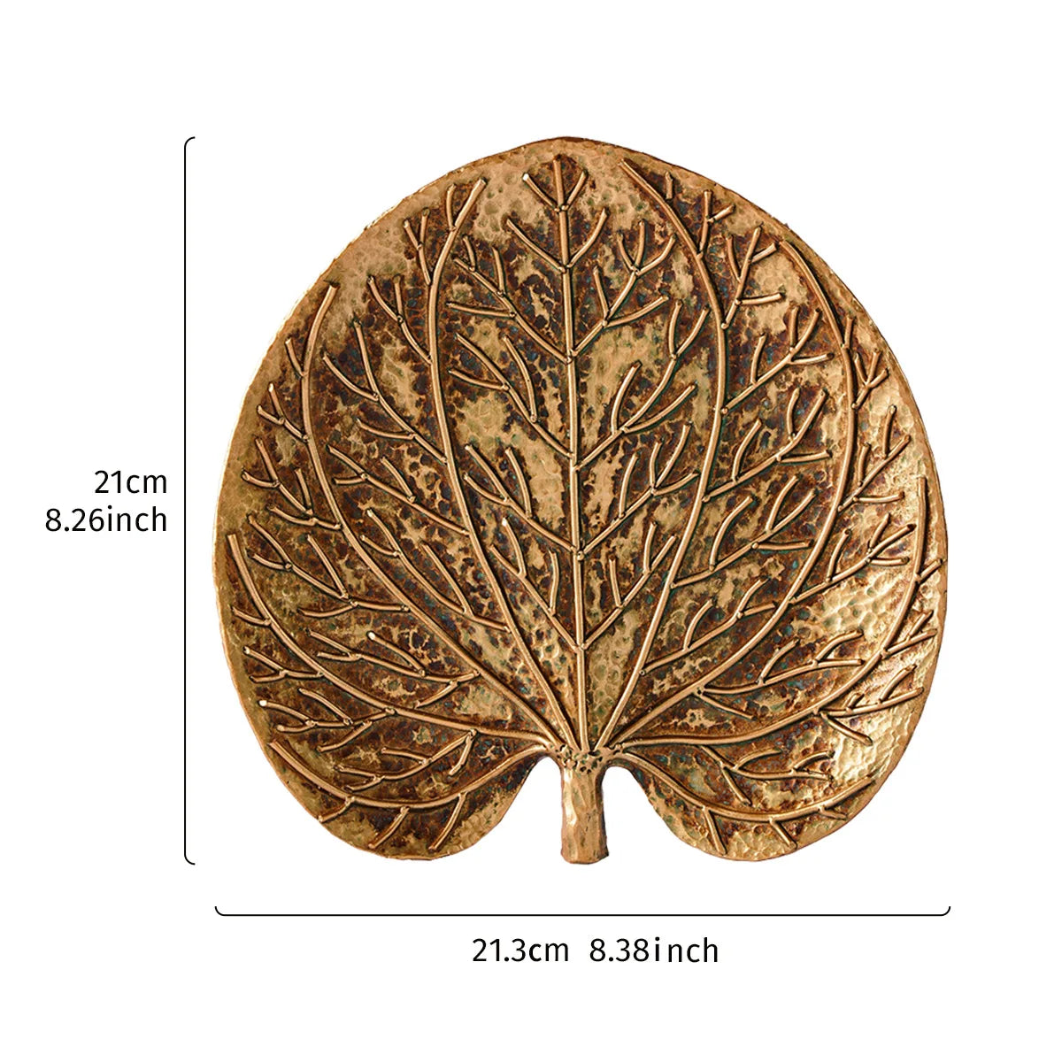 Hollywood Regency Golden Ginkgo Leaf Wall Art