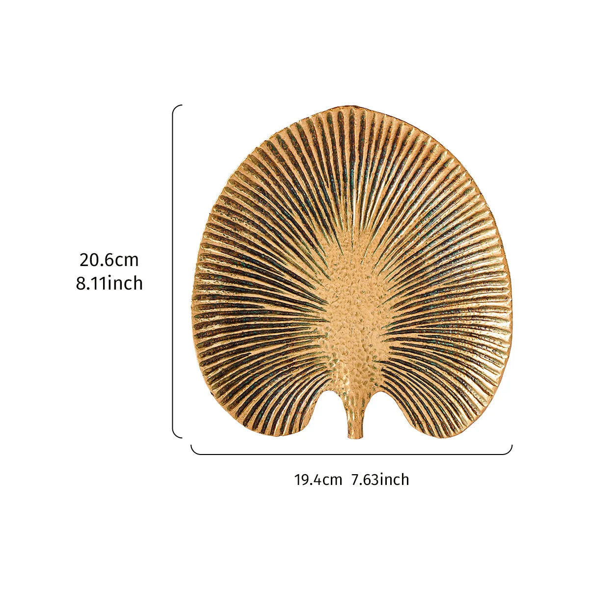 Hollywood Regency Golden Ginkgo Leaf Wall Art