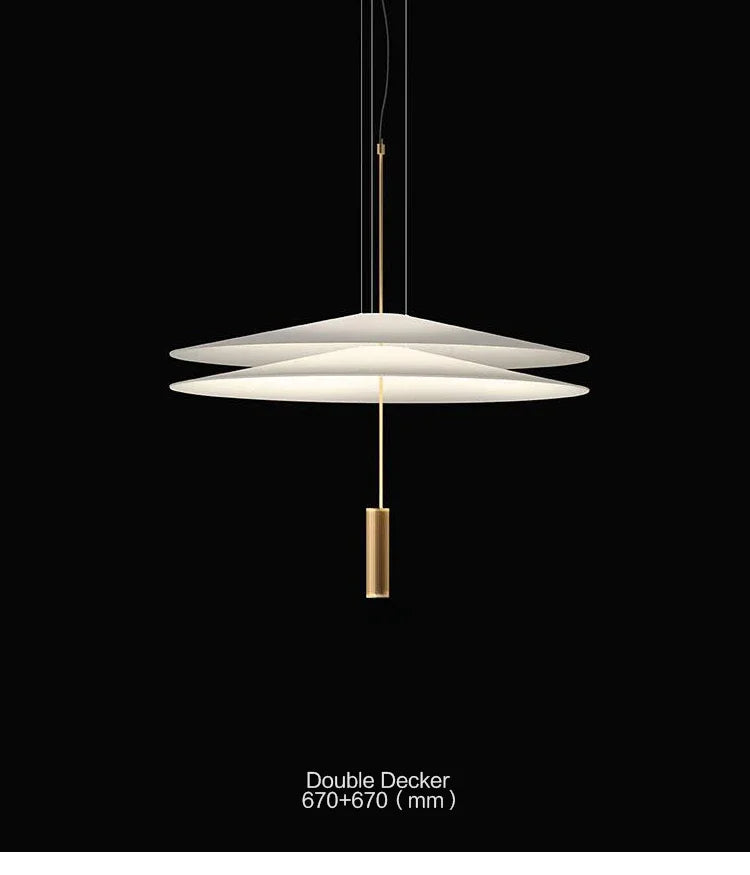 Italian Nordic Flamingo Flying Saucer Pendant Lamp