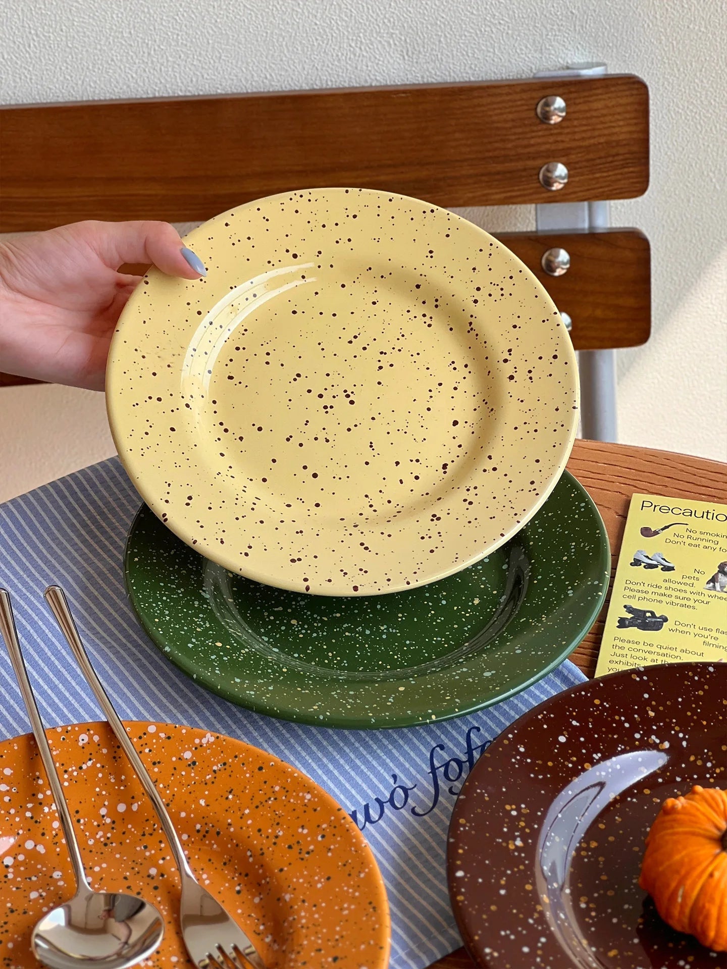 Southwest Retro Ceramic Cactus Makeup Brush & Pen Holder
