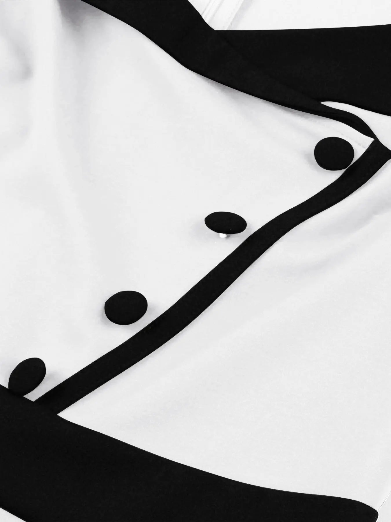 Contrast Collar Fit & Flare Dress