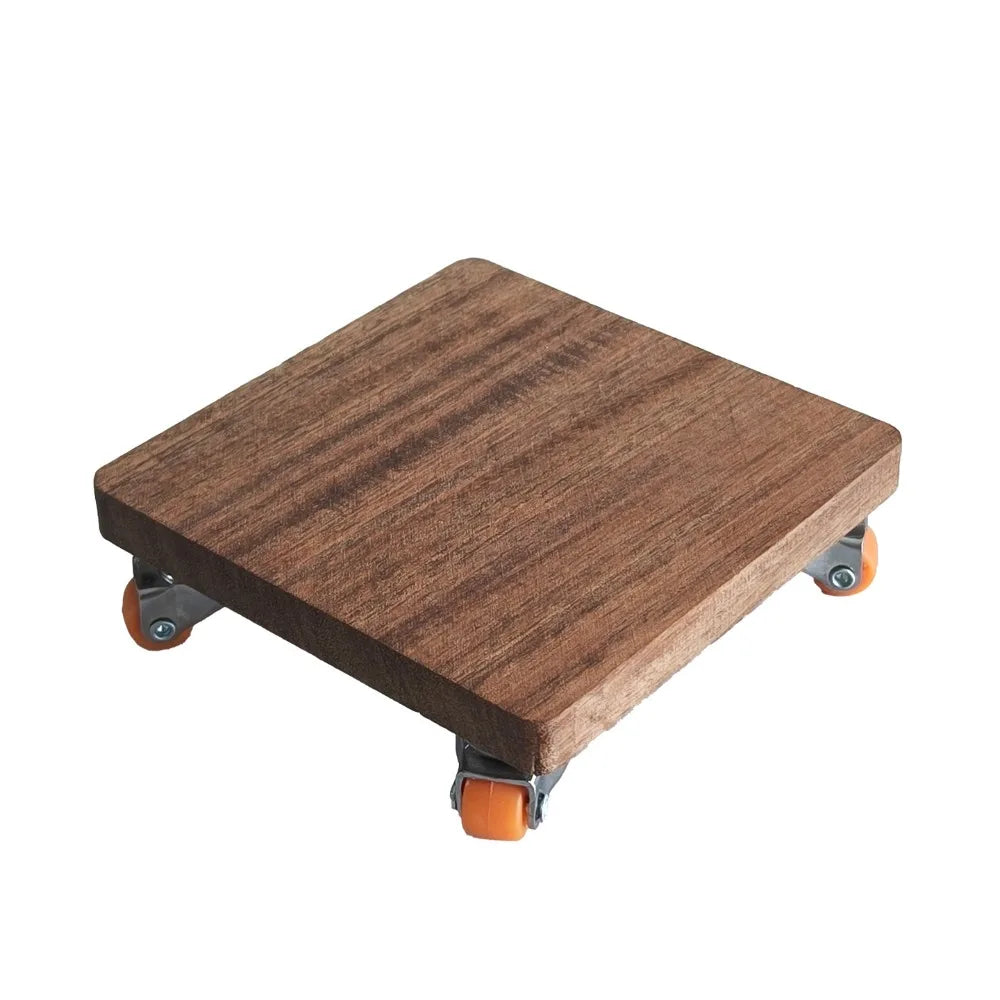 Mid-Century Modern Turned Walnut Coaster Tray