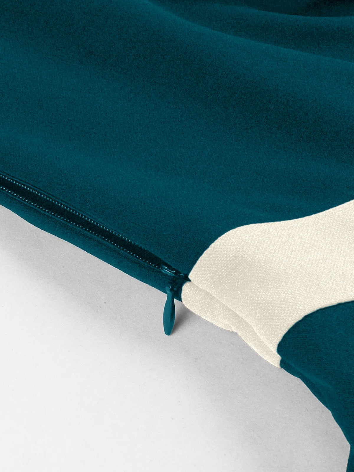 Contrast Lapel Button Detail Fit & Flare Dress