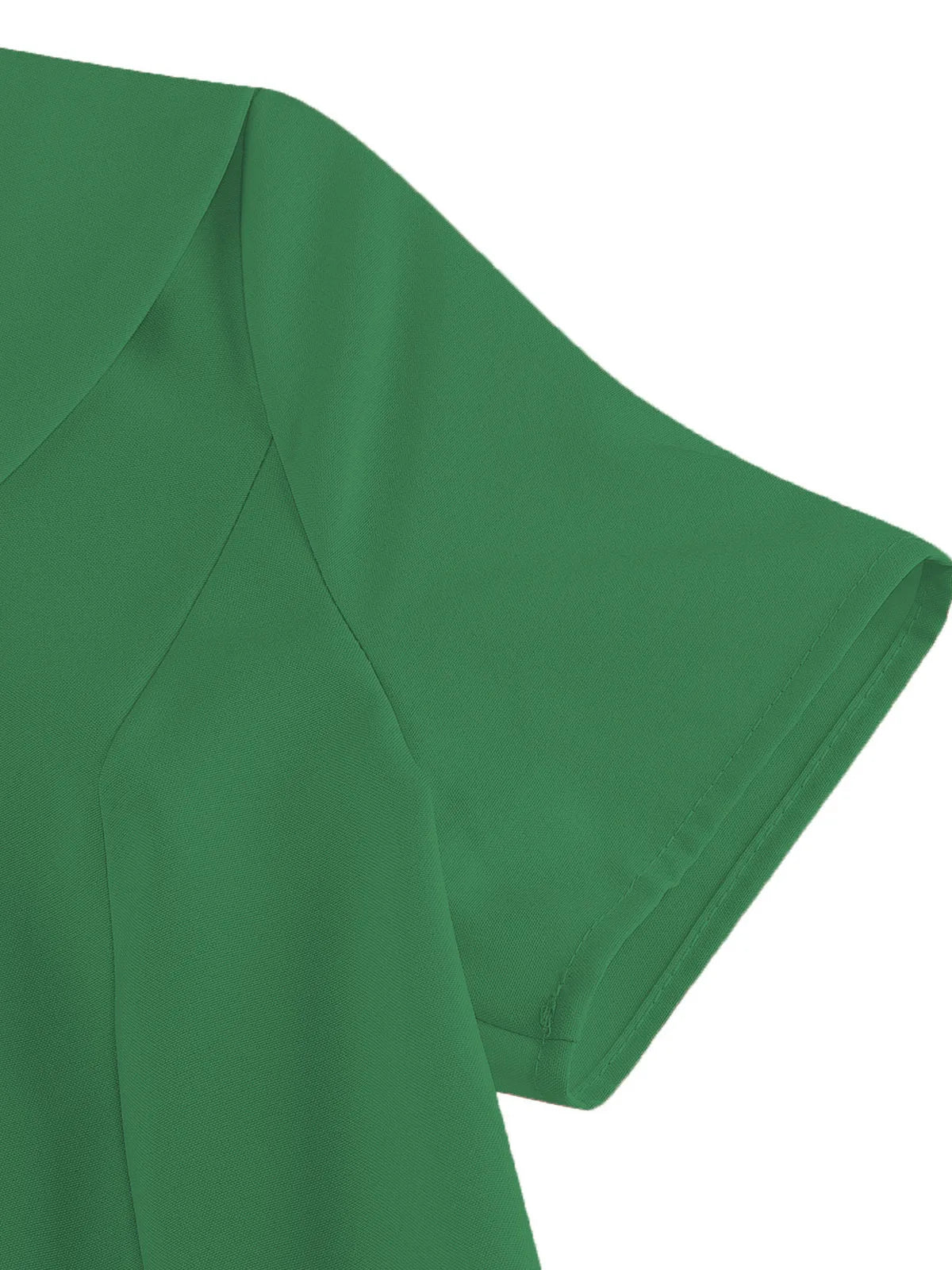 Button Front Fit and Flare Midi Dress