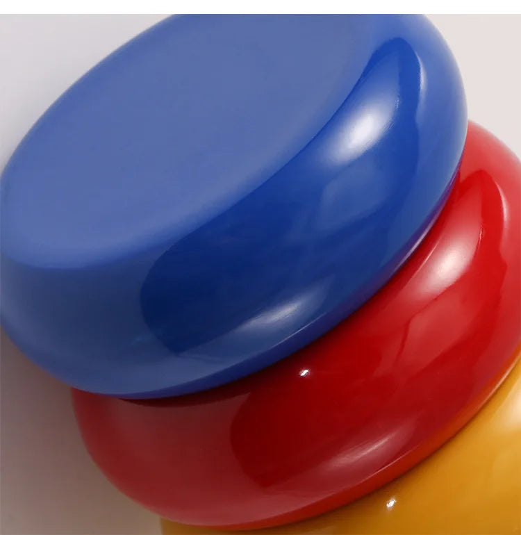 Mid-Century Pop Art Ceramic Tissue Box Cover