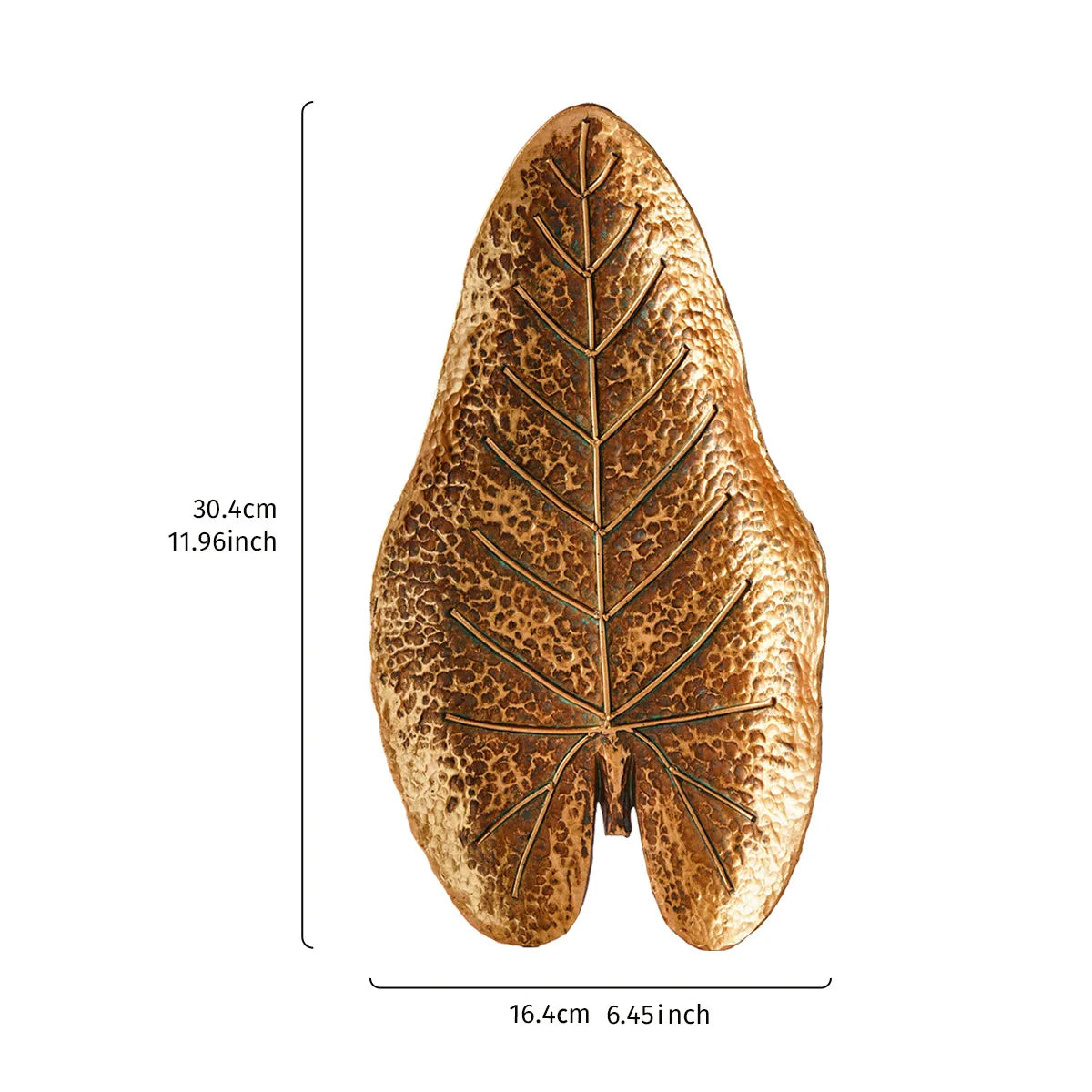 Hollywood Regency Golden Ginkgo Leaf Wall Art