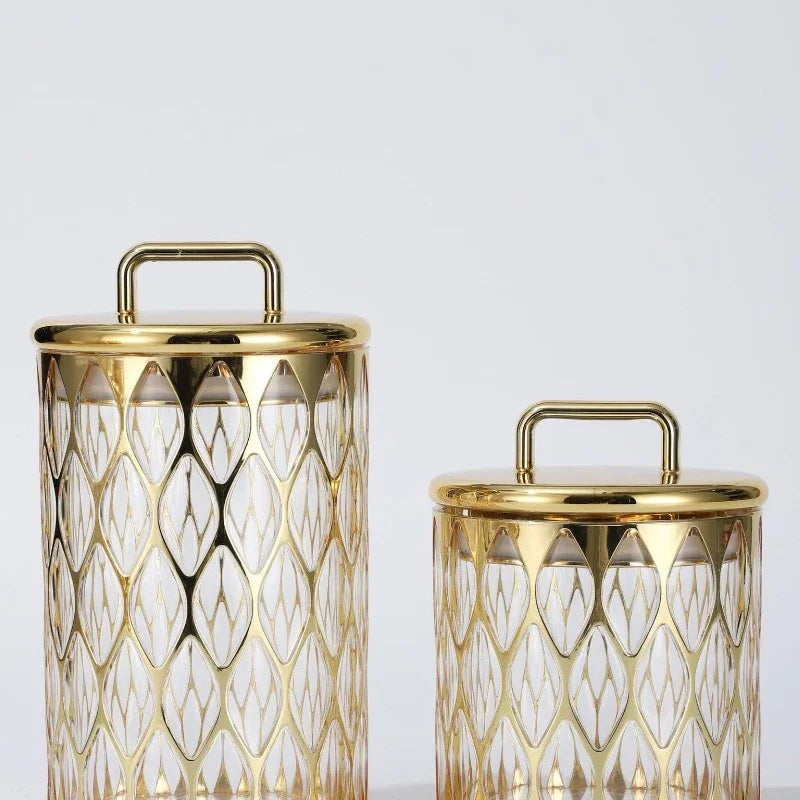 Classic Elegance Gold-Plated Sealed Kitchen Bottle