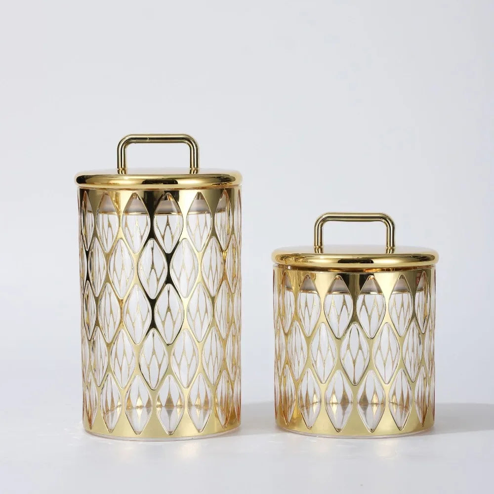 Classic Elegance Gold-Plated Sealed Kitchen Bottle