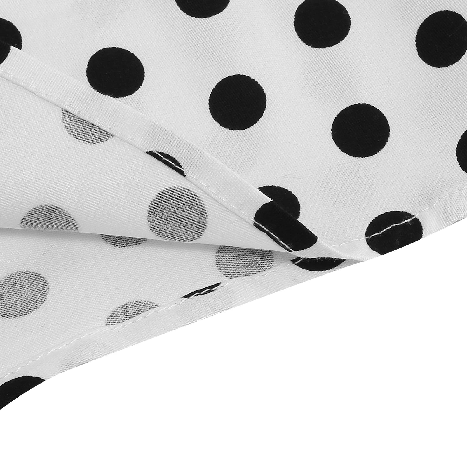 Women Vintage Polka Dots Dress Retro Elegant V-Neck Office Cocktail Tea Party 1950s 40s Swing Dress Summer Dress Short Sleeves