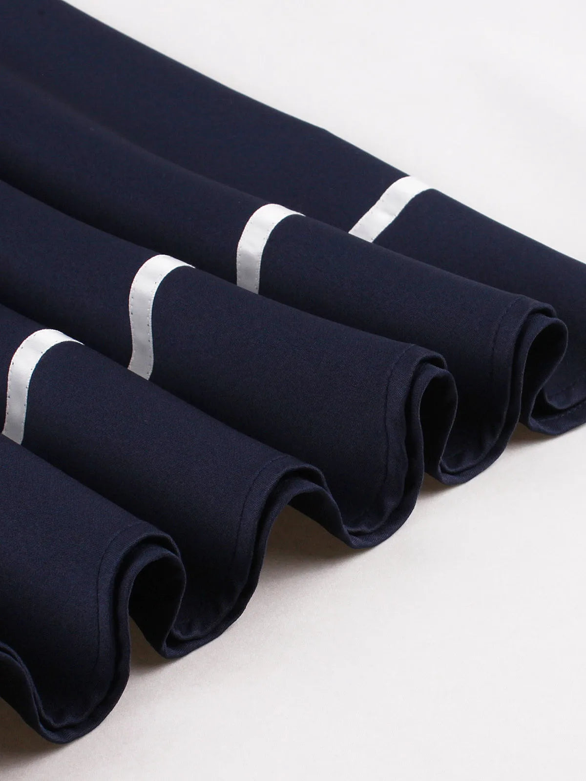 Sailor Collar Bow Fit & Flare Dress