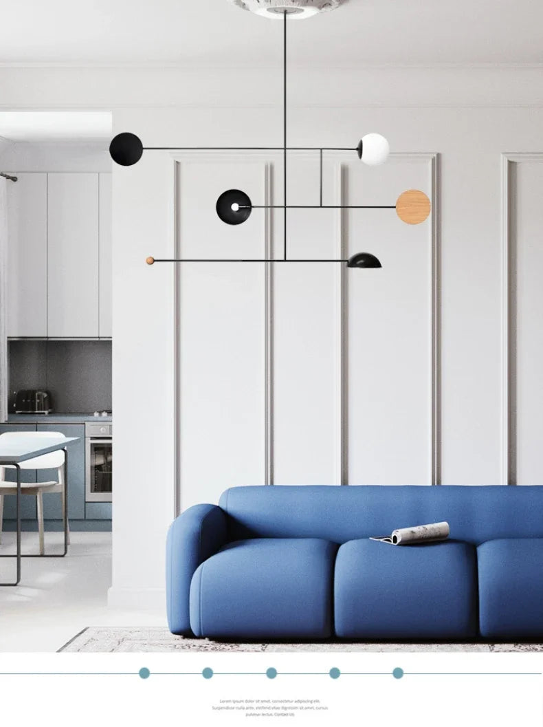 Danish Retro Minimalist Modern LED Restaurant Pendant Light