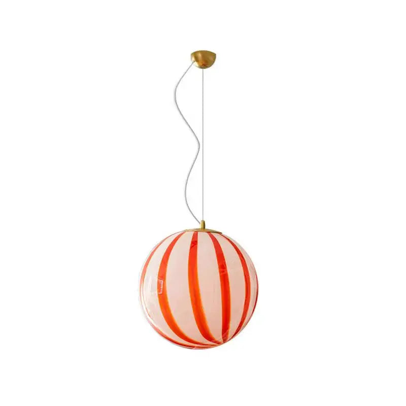 French Style Alpine Jade Glass Candy Balloon Chandelier