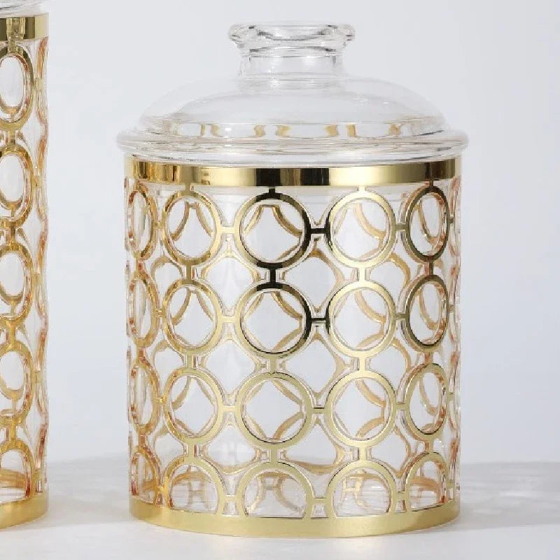 Hollywood Glamour Acrylic Sealed Dry Goods Canister