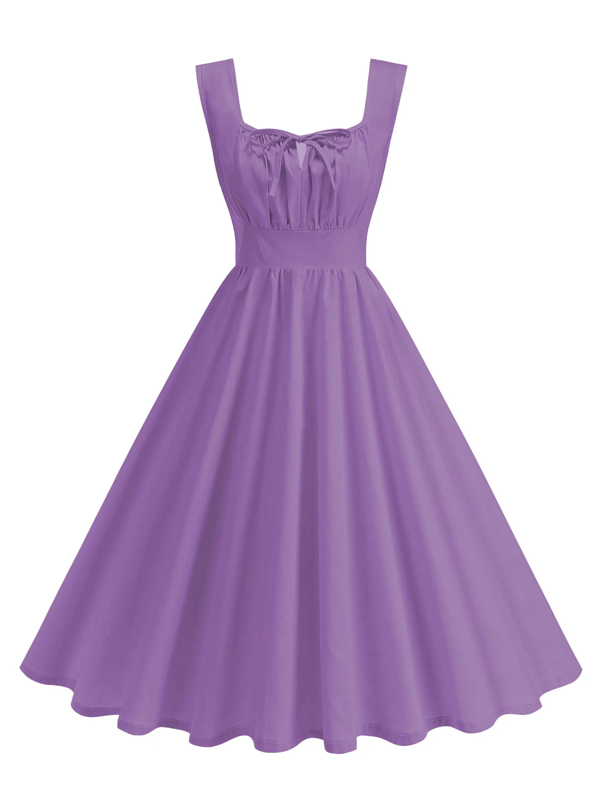 Sleeveless Bow Detail Fit & Flare Dress