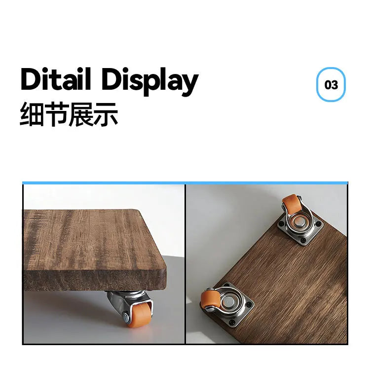 Mid-Century Modern Turned Walnut Coaster Tray