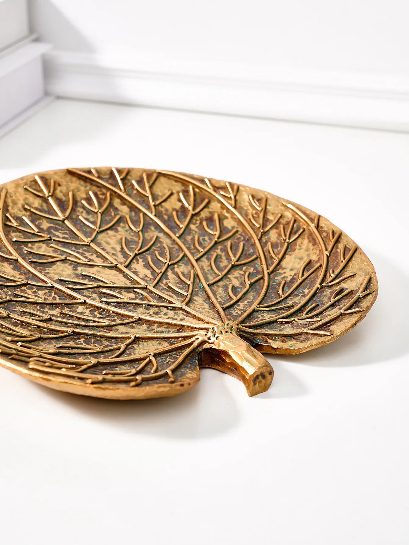 Hollywood Regency Golden Ginkgo Leaf Wall Art