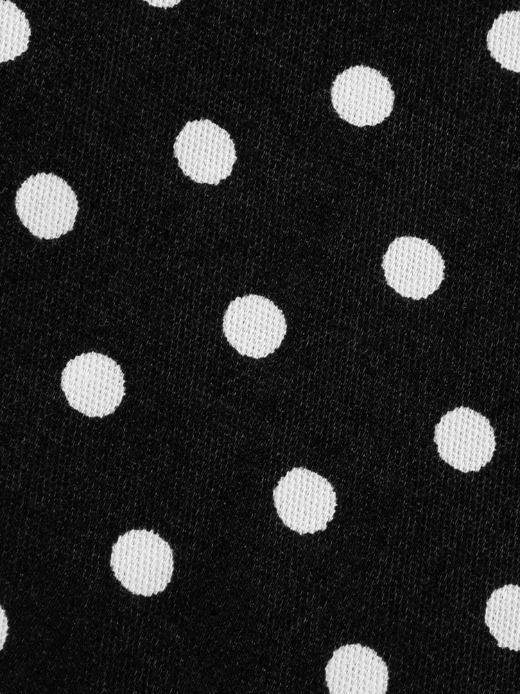 Halter Polka Dot Sweetheart Fit & Flare Dress