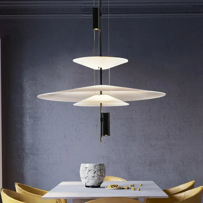 Italian Nordic Flamingo Flying Saucer Pendant Lamp