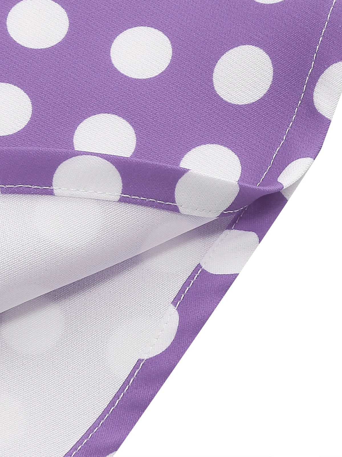 Polka Dot Tie-Neck Fit & Flare Dress