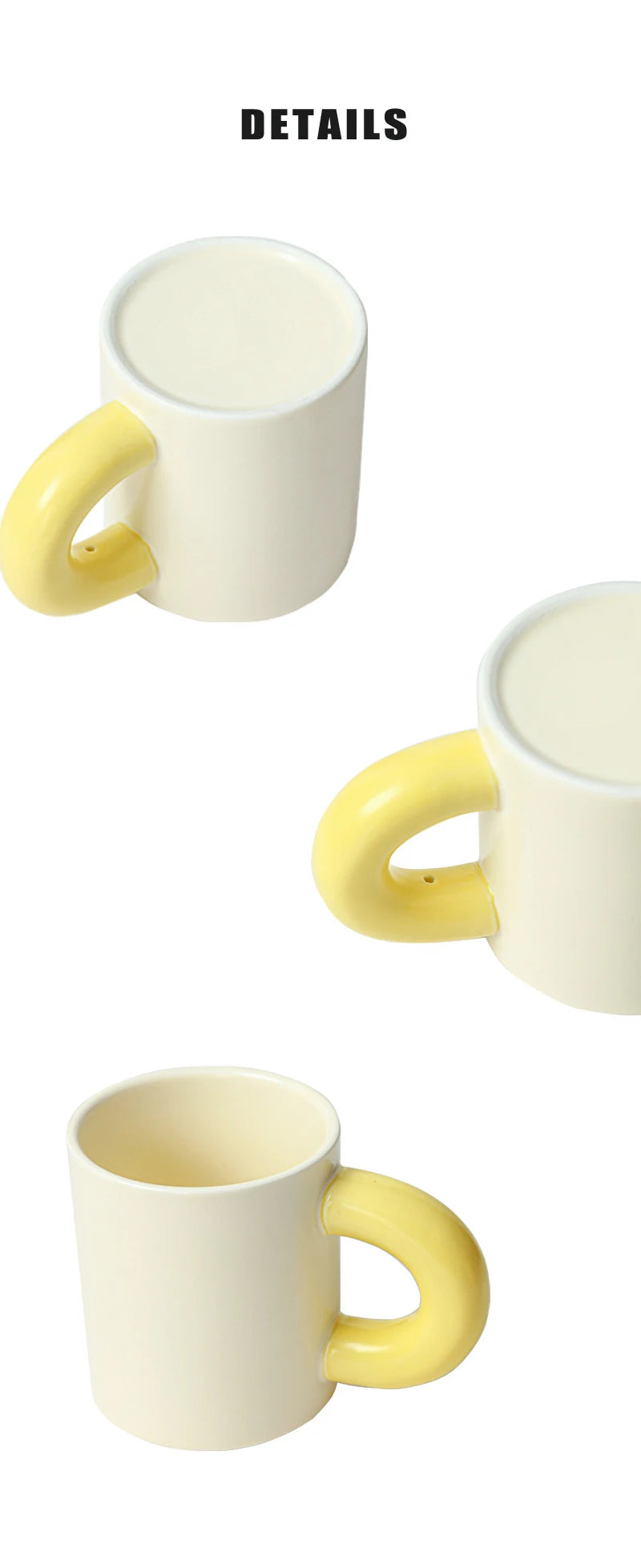 Springtime Daisy Hand-Painted Porcelain Mug