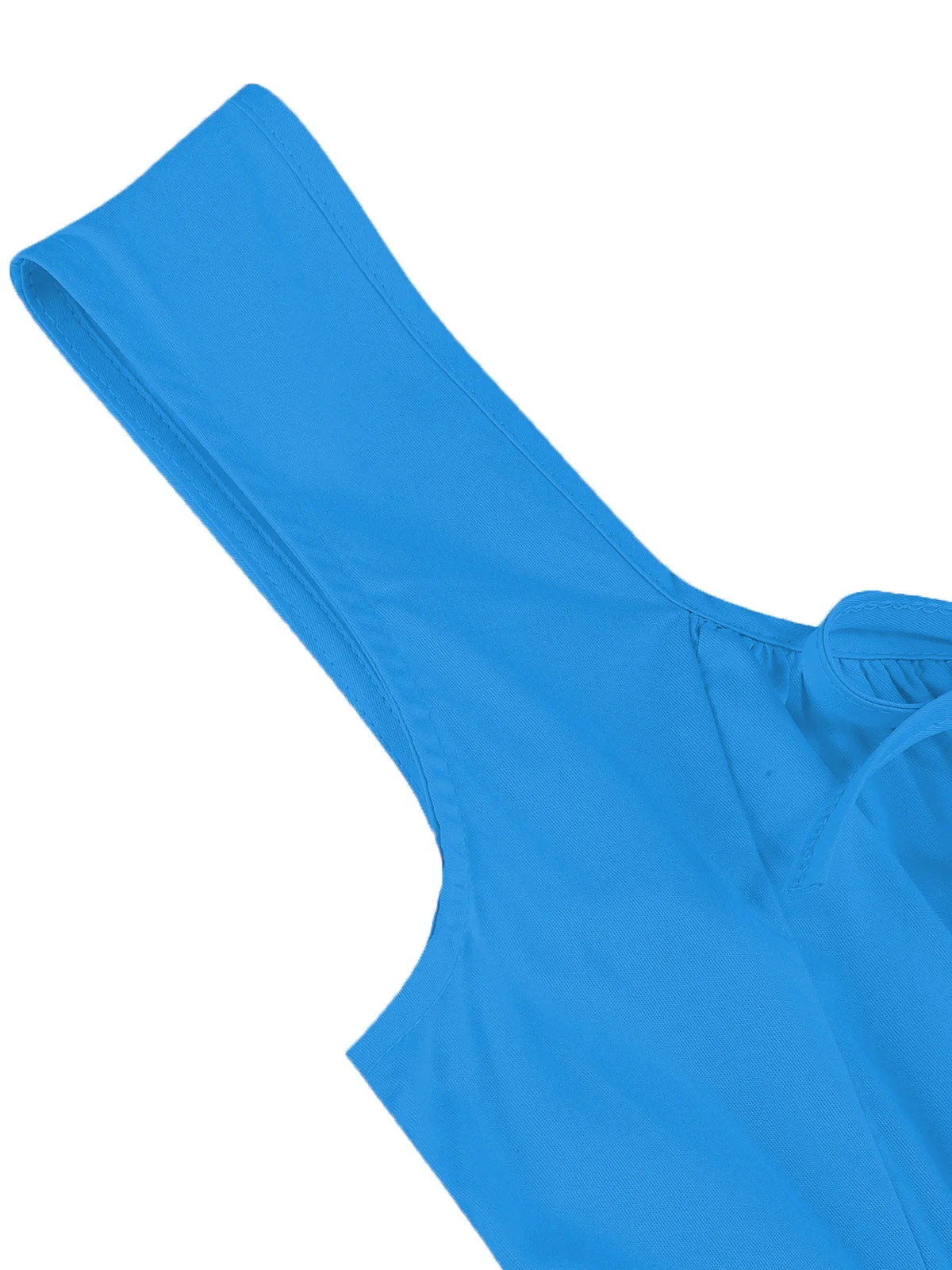 Sleeveless Bow Detail Fit & Flare Dress