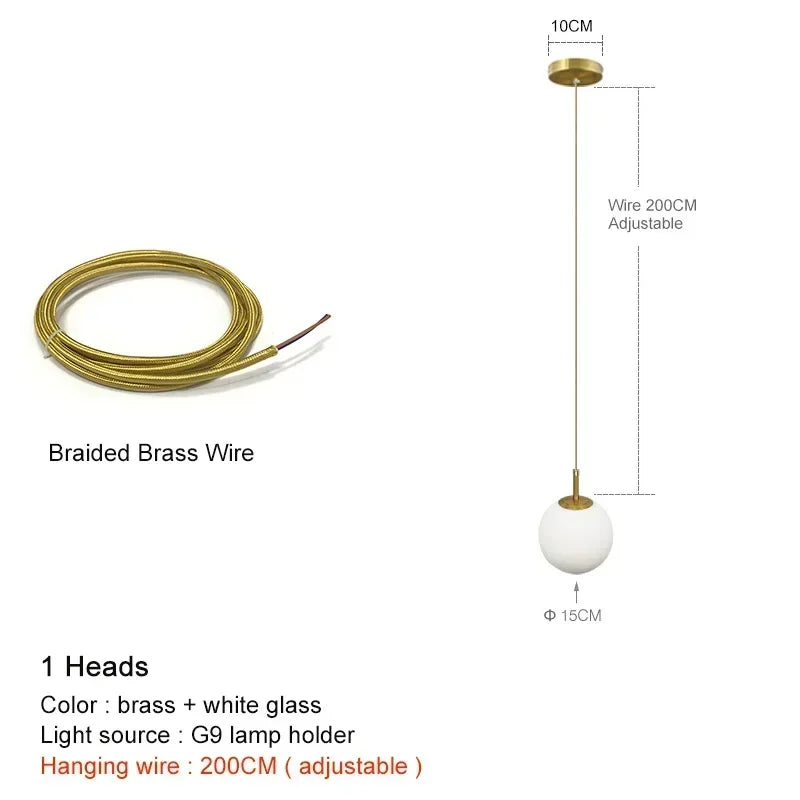 Hollywood Regency Glass Balloon Magic Bean Chandelier