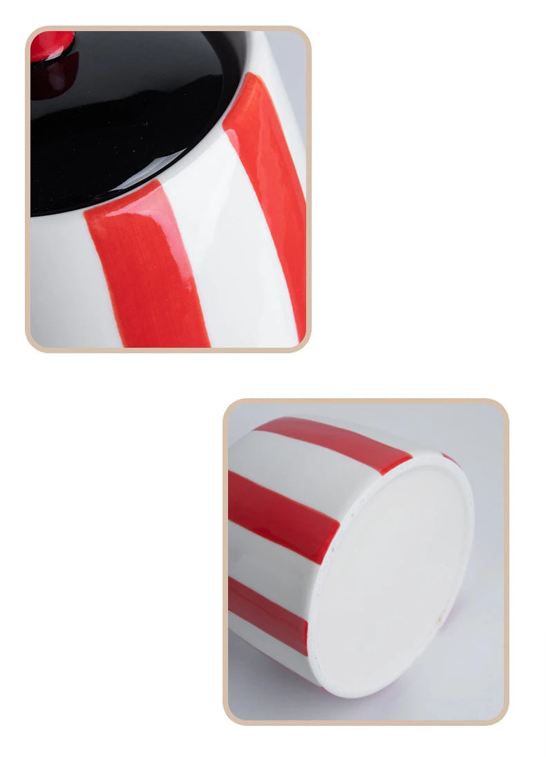 Retro Diner Ceramic Spice & Seasoning Container