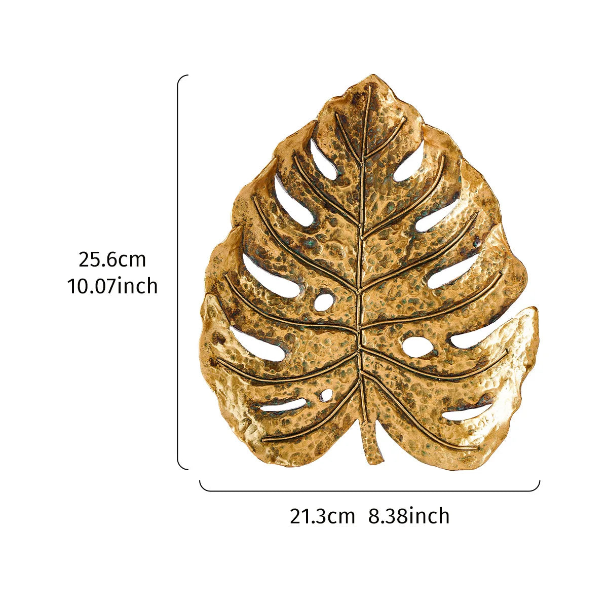 Hollywood Regency Golden Ginkgo Leaf Wall Art