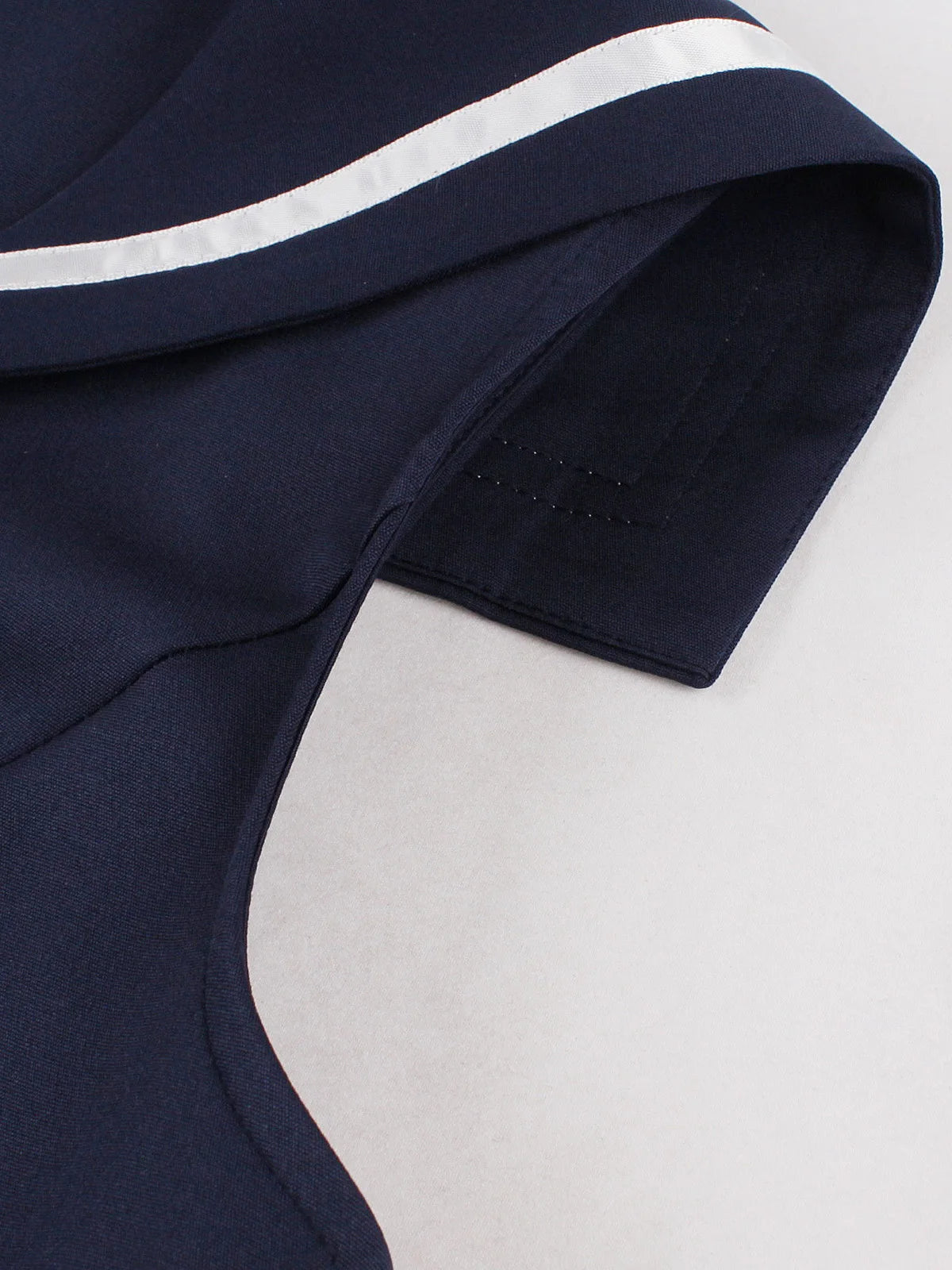 Sailor Collar Bow Fit & Flare Dress